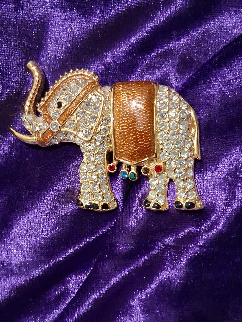 Vintage Elephant Brooch